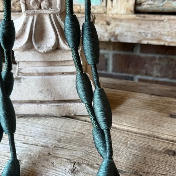 MaxMara Weekend Dark Green Layered Necklace - Picture 2 of 11